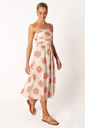 Petal & Pup Women's Ryder Strapless Midi Dress in Saudi Arabia