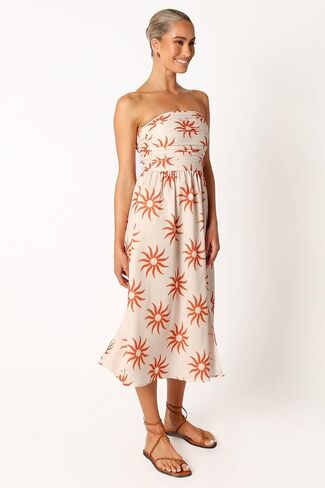 Petal & Pup Women's Ryder Strapless Midi Dress in Saudi Arabia
