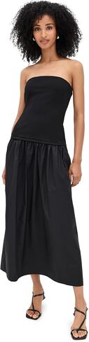 rag & bone Women's Irina Mixed Media Strapless Dress in Saudi Arabia