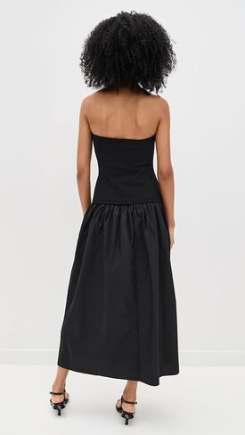 rag & bone Women's Irina Mixed Media Strapless Dress in Saudi Arabia