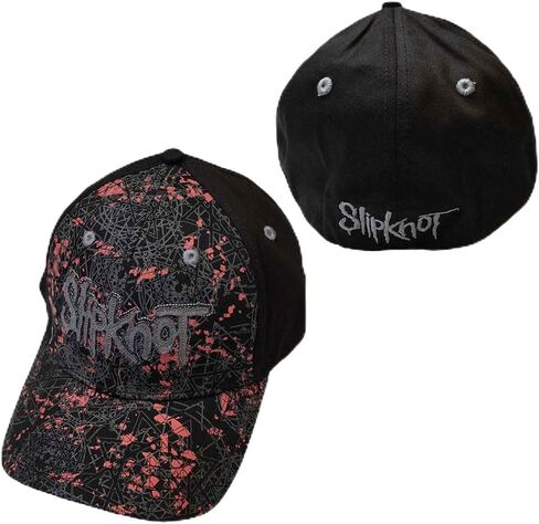 Slipknot Nonagrams Pattern Baseball Cap Size One Size Black in Saudi Arabia