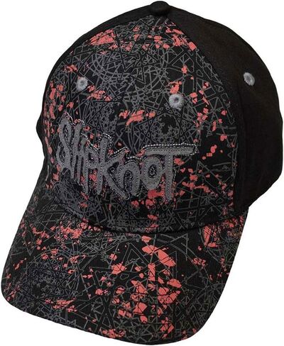 Slipknot Nonagrams Pattern Baseball Cap Size One Size Black in Saudi Arabia