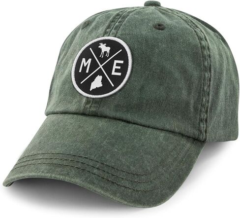 Chowdaheadz Maine Circle Emblem Washed Dad Hat in Saudi Arabia