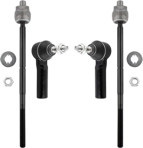 Boxi 4PCS ROD INNER و OUTER INNER FOR FORD MUSTANG 2005 2006 2007 2008 2000 2010 CONNSPELIBLE CUPE 2-DOOR | EV80804 ES80805 in Saudi Arabia