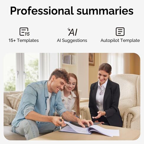 AI Voice Recorder, PLAUD NotePin Voice Recorder, App Control, AI Notetaker, AI Transcribe & Summarize, Support 112 Languages, 64GB Memory, Audio Recorder for Lectures, Meetings, Lunar Silver in Kuwait