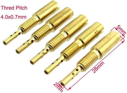 Joten Carburetor Jets متوافقة مع RS HS HSR VM28/486 Models أحجام 15 17.5 20 22.5 25 in Kuwait