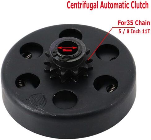 Centrifugal Automatic Clutch For GO Kart Minibike Compatible With 16mm 11T Tooth 35 Chain 2.8Hp And 97Cc Engine in Saudi Arabia