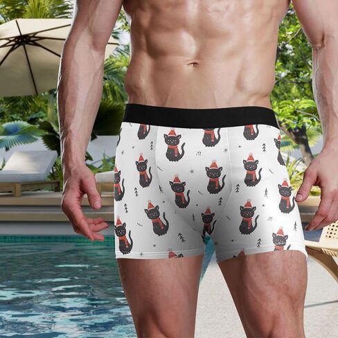 visesunny Men's Boxer Briefs Funny Pattern Soft Breathable Underwear with Stretch Waistband Rayon in Saudi Arabia