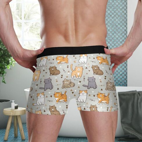 visesunny Men's Boxer Briefs Funny Pattern Soft Breathable Underwear with Stretch Waistband Rayon in Saudi Arabia