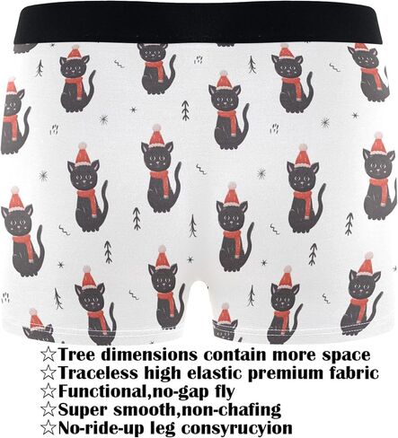 visesunny Men's Boxer Briefs Funny Pattern Soft Breathable Underwear with Stretch Waistband Rayon in Saudi Arabia
