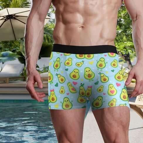 visesunny Men's Boxer Briefs Funny Pattern Soft Breathable Underwear with Stretch Waistband Rayon in Saudi Arabia