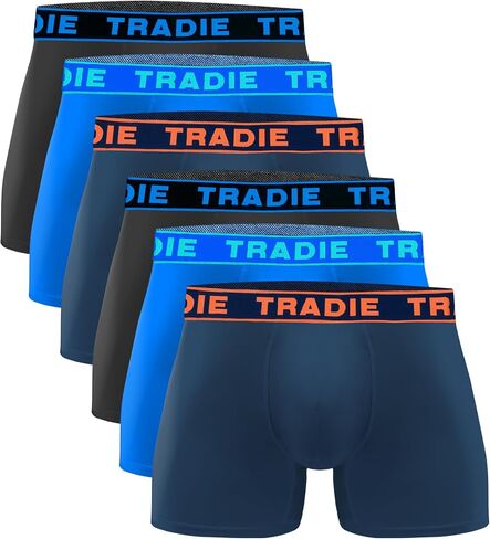 Mens 6pk Viscose derived from Bamboo Fitted Boxer Brief in Kuwait