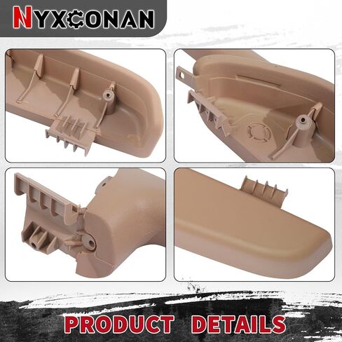 Door Armrest Front Left and Right Side Replacement for 2000-2006 Chevy GMC Cadillac - Silverado Suburban Tahoe Sierra Yukon Escalade, Beige in Saudi Arabia