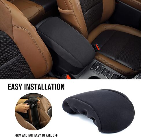 Jimen for Bronco Sport Center Console Cover, Armrest Cover Cushion Pad Protector Compatible with Ford Bronco Sport 2021-2023 in Saudi Arabia