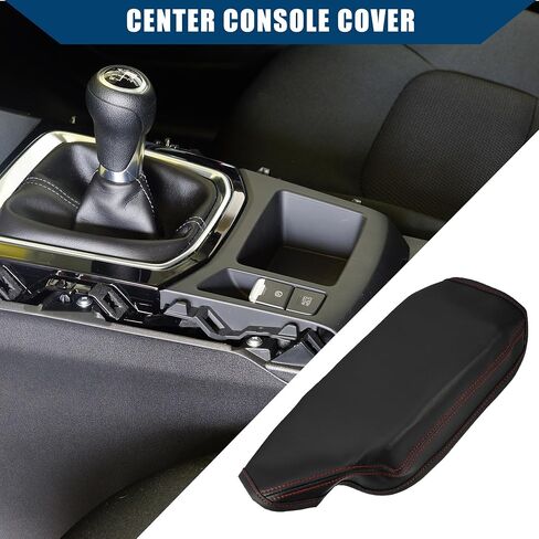 غطاء ذراعي وحدة التحكم المركزية لـ BMW 3 Series F30 2013-2018 / INNER CAR INTORIORISES / DANED FAUX LEATHER / 1 PCS Black in Kuwait