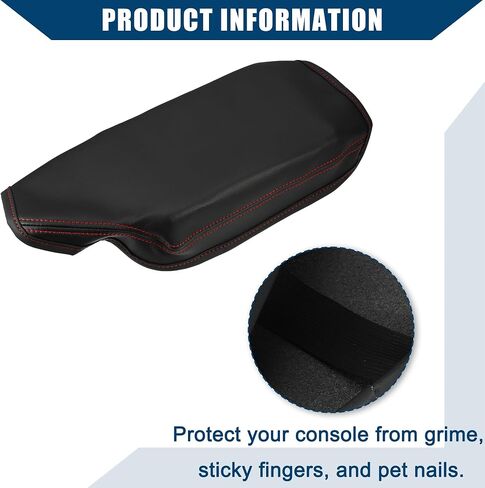غطاء ذراعي وحدة التحكم المركزية لـ BMW 3 Series F30 2013-2018 / INNER CAR INTORIORISES / DANED FAUX LEATHER / 1 PCS Black in Kuwait
