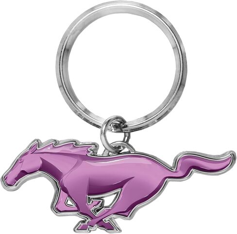 for Ford Mustang 3D Pony Die-Cut Metal Key Chain Key-Charm, Official Licensed in Saudi Arabia
