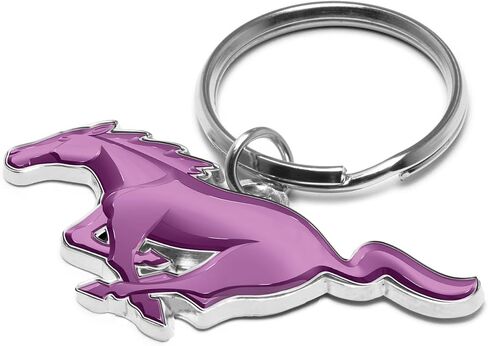 for Ford Mustang 3D Pony Die-Cut Metal Key Chain Key-Charm, Official Licensed in Saudi Arabia