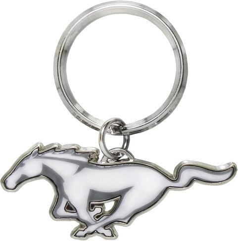 for Ford Mustang 3D Pony Die-Cut Metal Key Chain Key-Charm, Official Licensed in Saudi Arabia