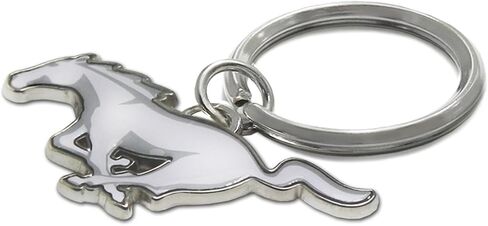 for Ford Mustang 3D Pony Die-Cut Metal Key Chain Key-Charm, Official Licensed in Saudi Arabia