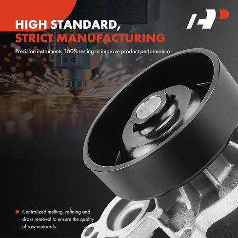 مضخة مياه محرك A-premium مع بكرة [تناسب DOHC 4،3CYL 2.0L 1.6L 1.5L] متوافق مع BMW X1 16-19 ، X2 2019 و MINI Cooper 14-20 ، Cooper Clubman 16-20 ، Cooper Countryman 2016-2020 ، Cooper Paceman in Kuwait