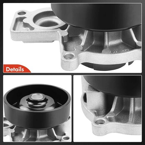 مضخة مياه محرك A-premium مع بكرة [تناسب DOHC 4،3CYL 2.0L 1.6L 1.5L] متوافق مع BMW X1 16-19 ، X2 2019 و MINI Cooper 14-20 ، Cooper Clubman 16-20 ، Cooper Countryman 2016-2020 ، Cooper Paceman in Kuwait