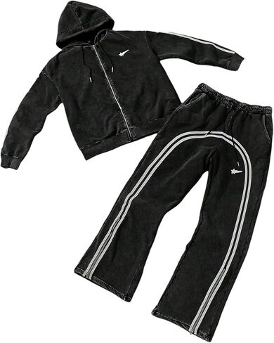 Soly Hux Men's تعرق الراسخ فوق هوديي ومسنسات Sweatpant in Saudi Arabia
