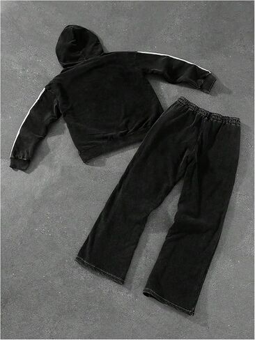 Soly Hux Men's تعرق الراسخ فوق هوديي ومسنسات Sweatpant in Saudi Arabia