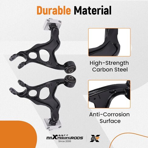 MaxPeedingRods 2PC أذرع التحكم العلوية الخلفية لـ Ford Explorer 2011-2019 ، Flex 2009-2019 ، Interceptor 2013-2019 ، Taurus 2010-2019 ، Lincoln MKS 2009-2016 ، MKT 2010-2019 in Saudi Arabia