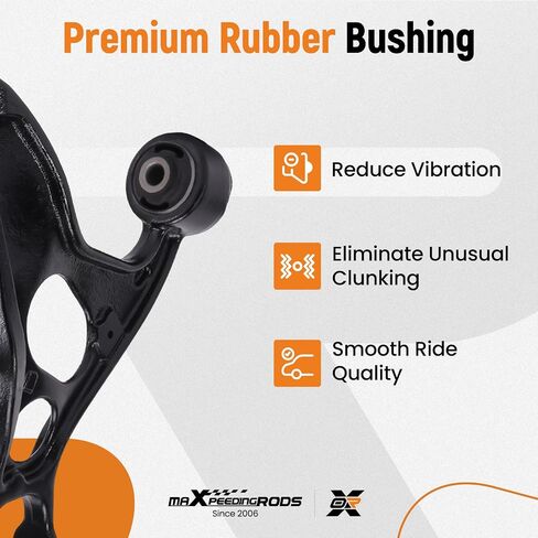 MaxPeedingRods 2PC أذرع التحكم العلوية الخلفية لـ Ford Explorer 2011-2019 ، Flex 2009-2019 ، Interceptor 2013-2019 ، Taurus 2010-2019 ، Lincoln MKS 2009-2016 ، MKT 2010-2019 in Saudi Arabia