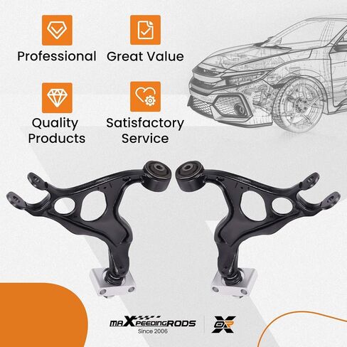 MaxPeedingRods 2PC أذرع التحكم العلوية الخلفية لـ Ford Explorer 2011-2019 ، Flex 2009-2019 ، Interceptor 2013-2019 ، Taurus 2010-2019 ، Lincoln MKS 2009-2016 ، MKT 2010-2019 in Saudi Arabia