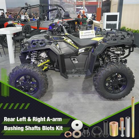 Pasimy الخلفية الخلفية اليسار واليمين مهاوي جلبة A-arm ant متوافقة مع Polaris Sportsman 400 450 600 700 2003-2007 Control Arm Bothing Kit Fits for Polaris ATV OEM# 5020826 5434548 5434551 5133806 5434550 in Saudi Arabia