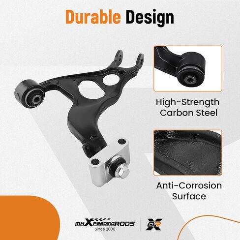 MaxPeedingRods 2PC أذرع التحكم العلوية الخلفية لـ Ford Explorer 2011-2019 ، Flex 2009-2019 ، Interceptor 2013-2019 ، Taurus 2010-2019 ، Lincoln MKS 2009-2016 ، MKT 2010-2019 in Kuwait