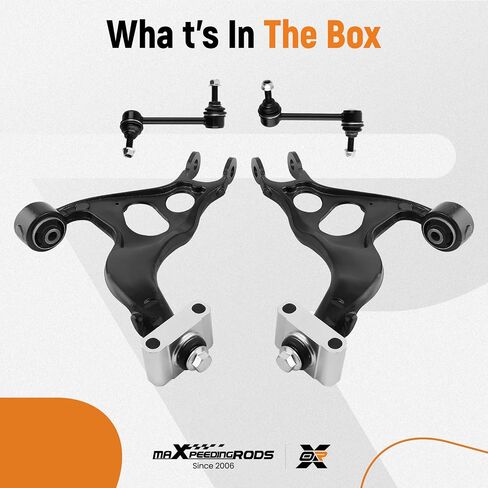 MaxPeedingRods 2PC أذرع التحكم العلوية الخلفية لـ Ford Explorer 2011-2019 ، Flex 2009-2019 ، Interceptor 2013-2019 ، Taurus 2010-2019 ، Lincoln MKS 2009-2016 ، MKT 2010-2019 in Kuwait
