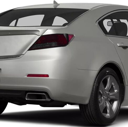 طقم مصباح الذيل قبل قطع متوافق مع Acura TL 2009-2014 | دقة مقطوعة قابلة للتمديد PPF غطاء تراكب غطاء الغلاف (الدخان الداكن) in Kuwait