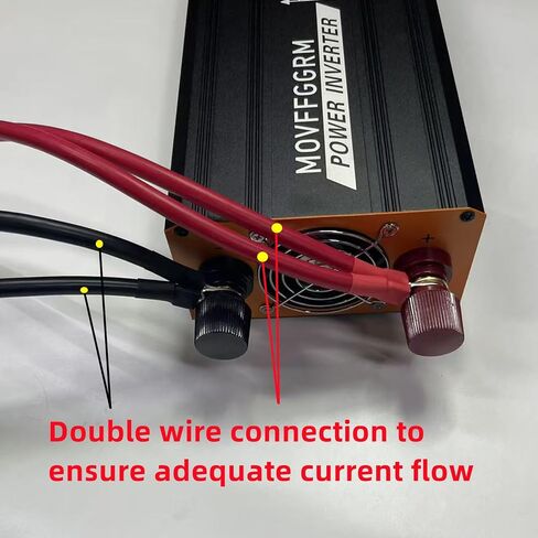 500W Power Inverter Modified Sine Wave for Vehicles,DC 12V to 110V 120V New Black in Saudi Arabia