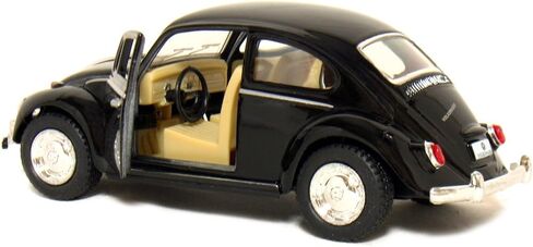KiNSMART - 1967 Volkswagen Classic Beetle 5 Inch 1:32 Scale Die Cast Metal Model Happy Hippy Flower Power Set Of 4 w/ Surfboard in Kuwait
