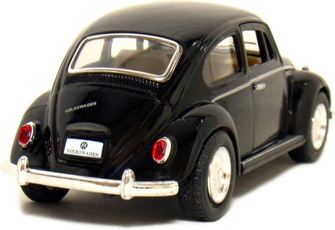 KiNSMART - 1967 Volkswagen Classic Beetle 5 Inch 1:32 Scale Die Cast Metal Model Happy Hippy Flower Power Set Of 4 w/ Surfboard in Kuwait