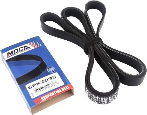 MOCA 6PK2095 EPDM Serpentine Belt fits 1989-2008 for Cadillac for Dodge Grand Caravan Charger for Ford for Mazda in Saudi Arabia