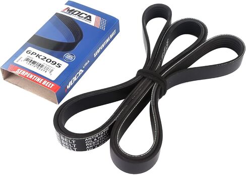 MOCA 6PK2095 EPDM Serpentine Belt fits 1989-2008 for Cadillac for Dodge Grand Caravan Charger for Ford for Mazda in Saudi Arabia