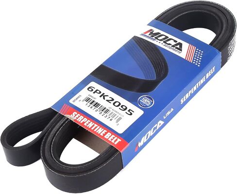 MOCA 6PK2095 EPDM Serpentine Belt fits 1989-2008 for Cadillac for Dodge Grand Caravan Charger for Ford for Mazda in Saudi Arabia