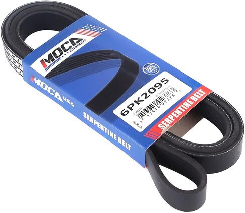 MOCA 6PK2095 EPDM Serpentine Belt fits 1989-2008 for Cadillac for Dodge Grand Caravan Charger for Ford for Mazda in Saudi Arabia