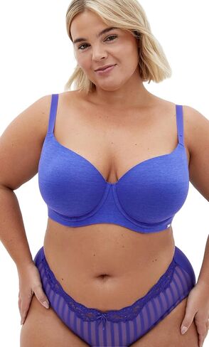 City Chic Women's Plus Size Bra - Smooth & Chic Cotton T-Shirt in Saudi Arabia
