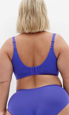 City Chic Women's Plus Size Bra - Smooth & Chic Cotton T-Shirt in Saudi Arabia