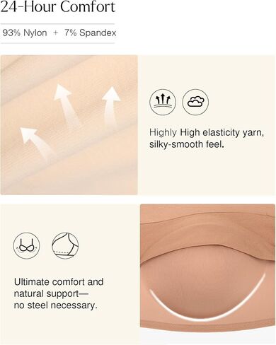 Popilush Push Up Bra Seamfless بالإضافة إلى حمالات الصدر للحجم للنساء الأكبر سناً لا توجد راحة تغطية كاملة في الأسلاك in Saudi Arabia