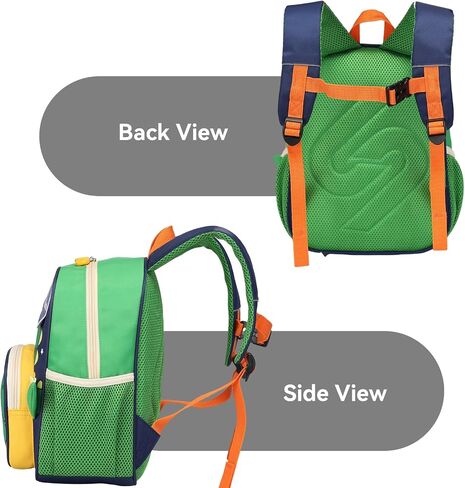 Toddler Backpack for Kids, Small 3D Cartoon Preschool for Age 2-4 kids Daycare Nursery Backpack for School (3D Dinosaur, Blue) in Kuwait