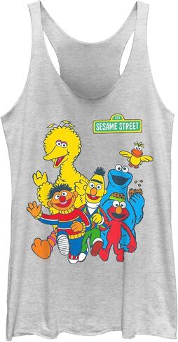 pregNUT Sesame Street Women's Counting Racerback Tank Top in Saudi Arabia