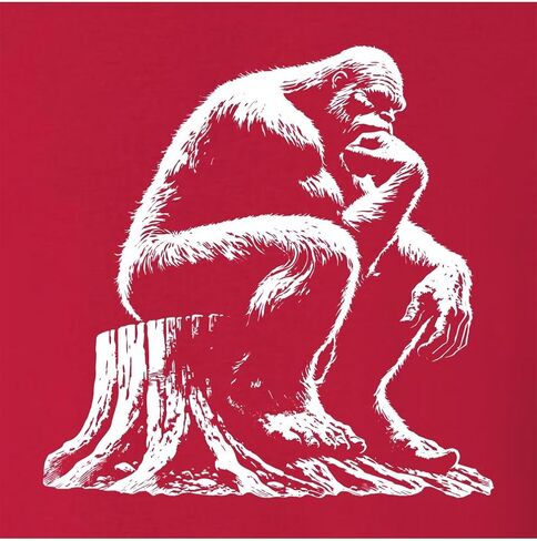 اذهب إلى كل شيء مفكر Bigfoot Sasquatch على جذع شجرة مضحكة Flowy Flowyless Fluged Sancle Top T-Shirt in Saudi Arabia