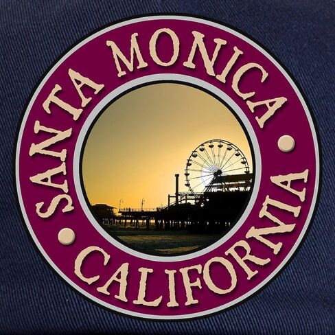 Cafepress Santa Monica Cap قابلة للتعديل قبعة البيسبول in Kuwait