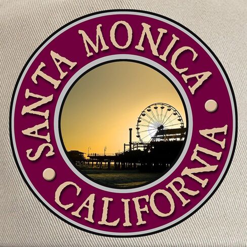 Cafepress Santa Monica Cap قابلة للتعديل قبعة البيسبول in Kuwait